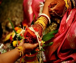 a person do three marriages and blackmail them