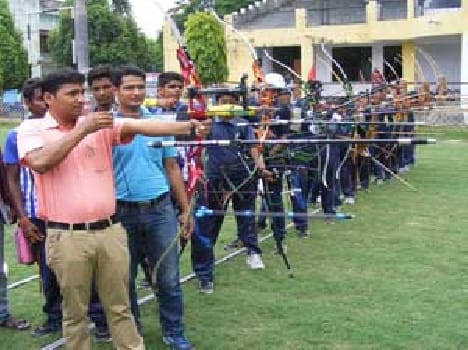  Archery training starts