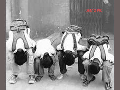 Forced to kneel down in school, 10 yr old dies