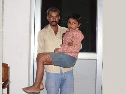 A student brutaly beaten by his teacher.