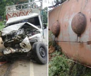 An accident in Bahraich.