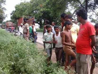 An accident in Bahraich.