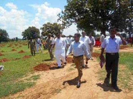Ubrba start preparing for the arrival of the chief of the village