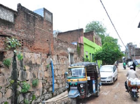 The city 's security wall ' dent '