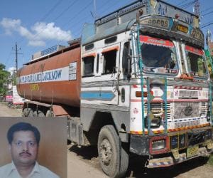 SI died in an accident in Lucknow.
