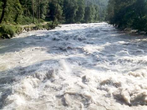 cloudburst in budhal 