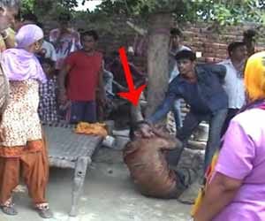 Rape accused punished by villagers