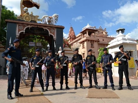 high alert at srikrishna janmsthan