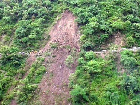 girl's death in landslide in poonch