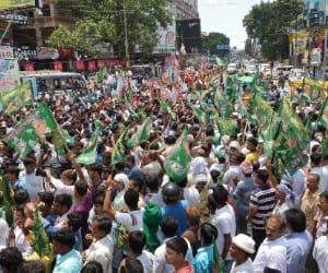 bihar band: rjd worker targeted high court judge