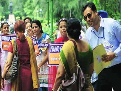 After the admissions, turn of politics at Delhi University.