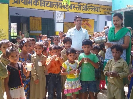 3137 students were in school milk distribution