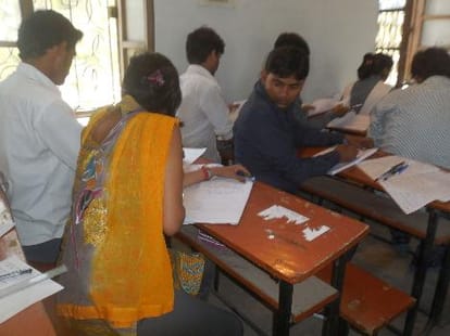cheating in bed exam in up