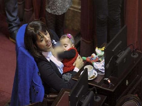 Argentinian Politician Photographed Breastfeeding During Parliament Session