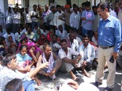 Satyagraha was lying on the ground
