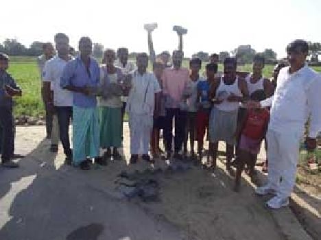 nterlocking Construction of villagers prevented