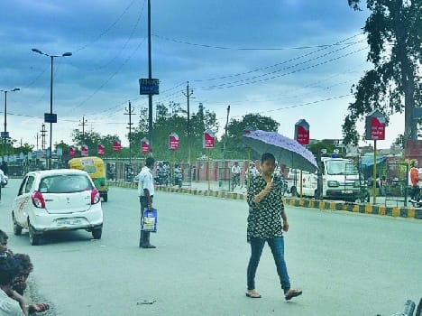 62% kam barish in Agra