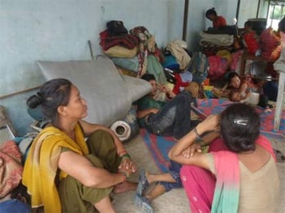 nepal rain landslide,16 people died