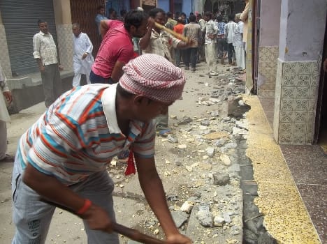Continued between Nokjonk Encroachment demolition drive