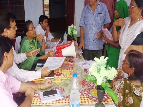d.m. inspection in javda village