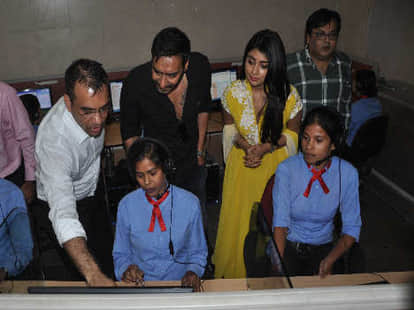 Ajay Devgan in Lucknow.