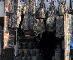 punjab terror attack: army dress open sale at pathankot