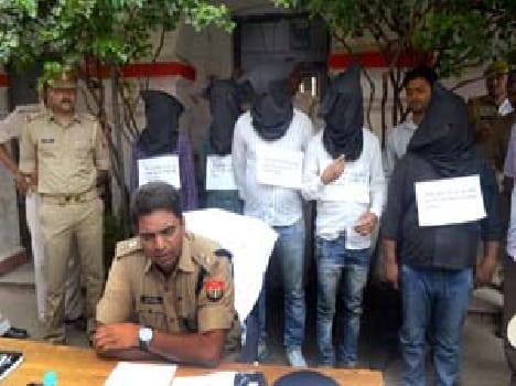 The police arrested five cyber Shatiron