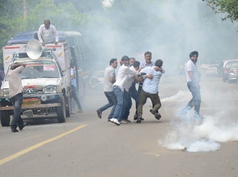 144 imposed in jammu after police lathicharge