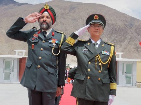 indian army-chinese PLA hold 1st meeting at DBO in ladakh