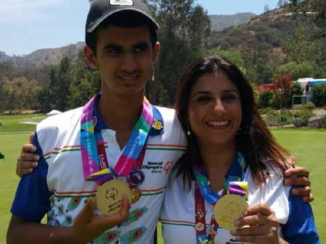 golfer ranveer won gold in la