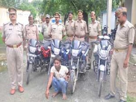 Bike thief nabbed by police