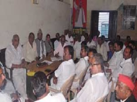 SP activists express the anguish of