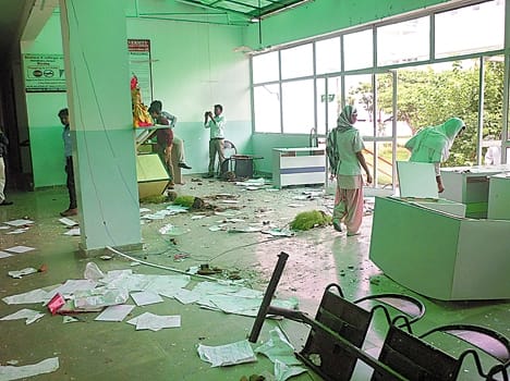 Sabotage and assault in Rama Medical College