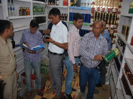 raid on Liquor stores