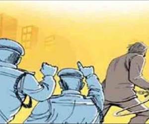 rape accused escaped from police custody.