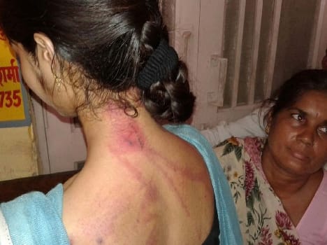 For wine wife beaten by belts