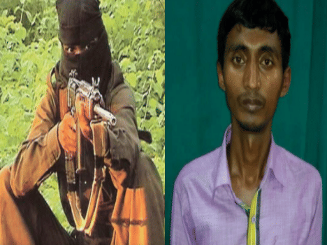 Maoist commander arrested by the Special Cell of Delhi Police.