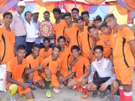 The team won the football competition Agra