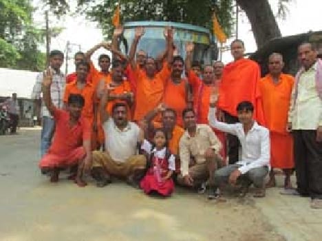 The group proceeded Kanvrion Babadham