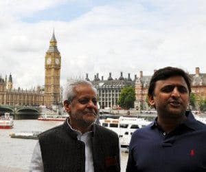 cm akhilesh yadav london tour