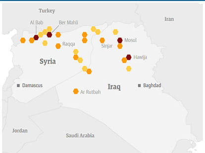 Hundreds of civilians killed in US-led air strikes on Isis targets–report