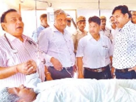hathras businessman suicides after the police torture