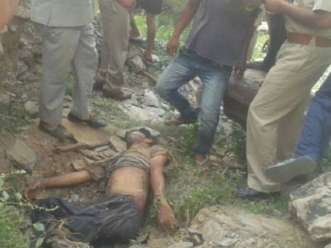 kidnapped man dead body found in mountain of rajasthan