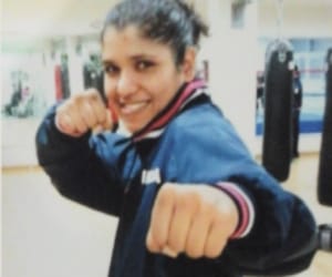 priyanka chaudhary lead indian boxing team in asian championship.