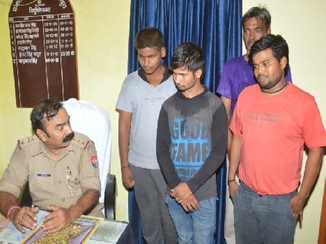 four booky arrested in mathura