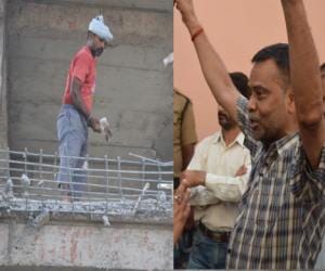 police force break the journalist house.