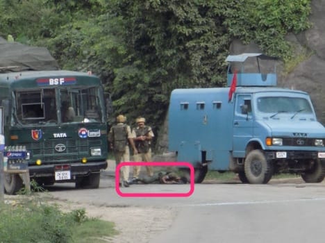 body of terrorist was buried on bypass road