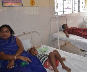 500 people suffering from diahhria in a week