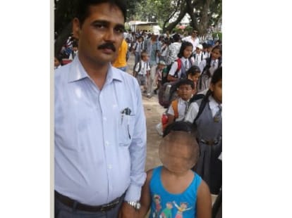 Teacher beated nursery class student