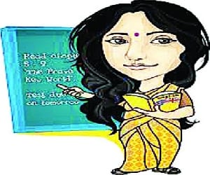 primary teacher does not know hindi of rainbow